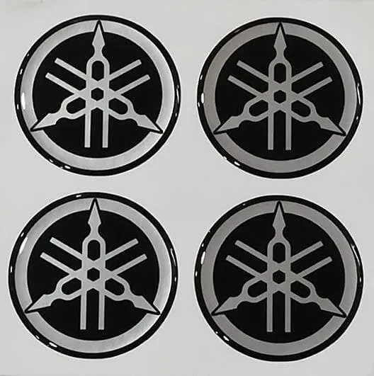 Adesivi YAMAHA in resina logo diapason 1pz.