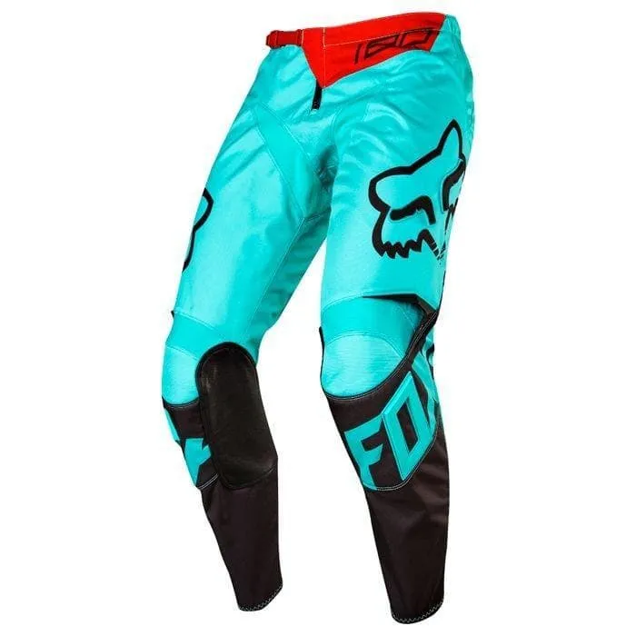 Pantaloni cross | enduro FOX 180 Race verde | nero