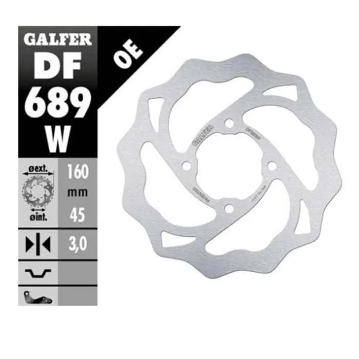 Disco freno posteriore GALFER WAVE KTM SX 65 (04 - 22)