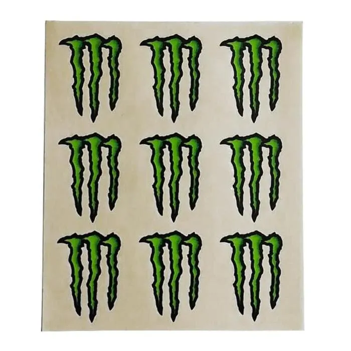 Adesivi Monster tabella media (9 pz.)