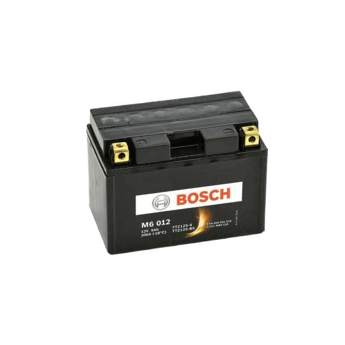 Batteria BOSCH M6 012 - TTZ12S 12V 9Ah 200A - HONDA SH 300 2007 | 2010 - 2014 | 2017