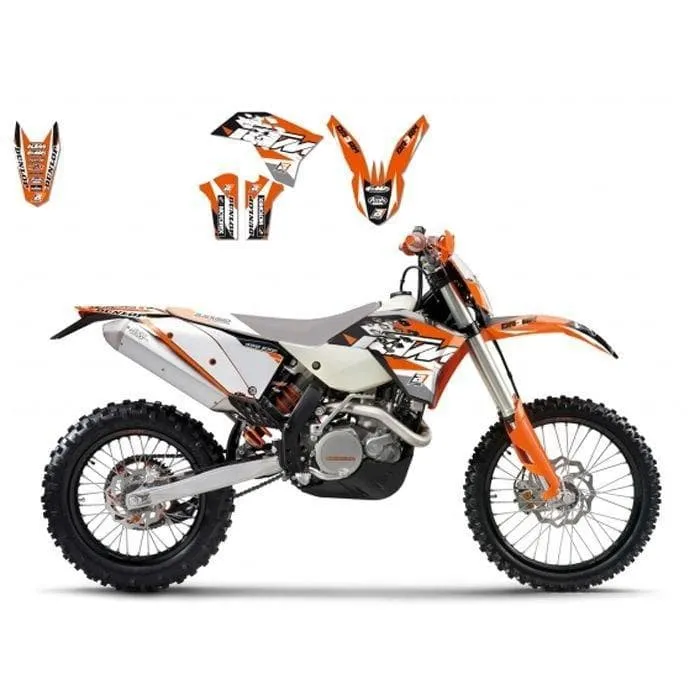Kit adesivi DREAM 3 KTM SX - SXF 07-10 EXC 08-11 BLACKBIRD