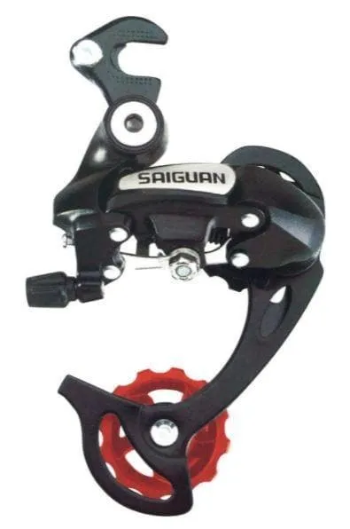 Deragliatore posteriore X4 cambio 6/7/8 velocità attacco con gancio