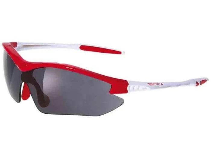 Occhiali da sole bici BRN STORM rosso con 3 lenti intercambiabili