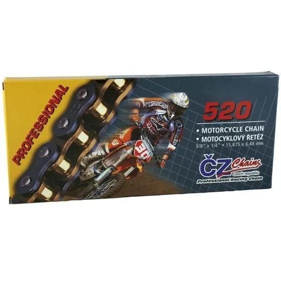 Catena di trasmissione CZ Chains oro 520 H 118