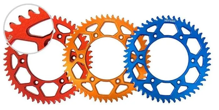 Corona NRTEAM KTM in ergal grigio 52 denti