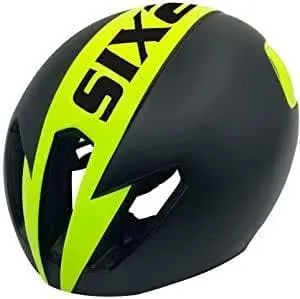 Casco bici SIXS AERO black | yellow S/M 54-57cm