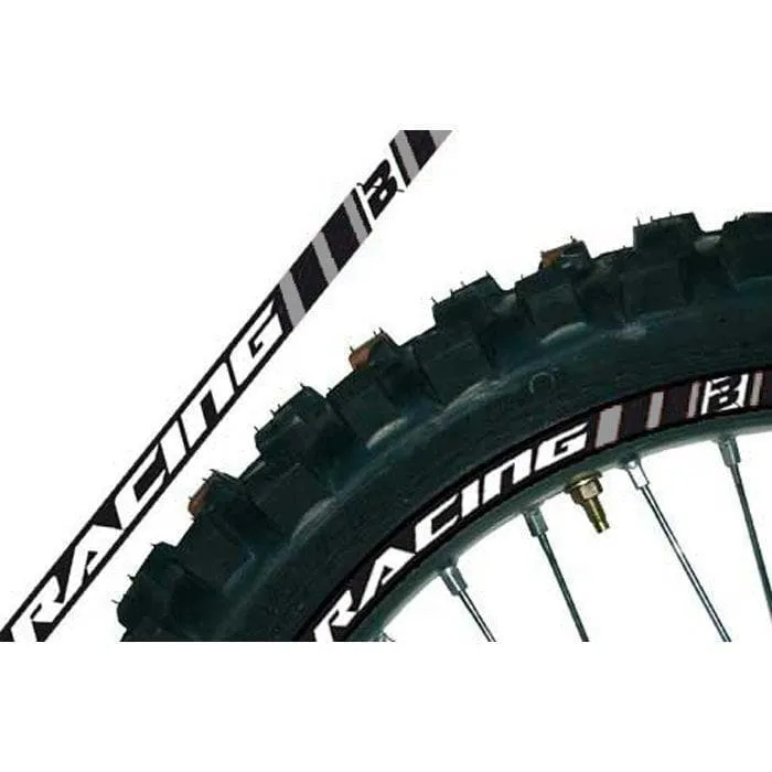 Kit adesivi cerchi Racing BLACKBIRD nero