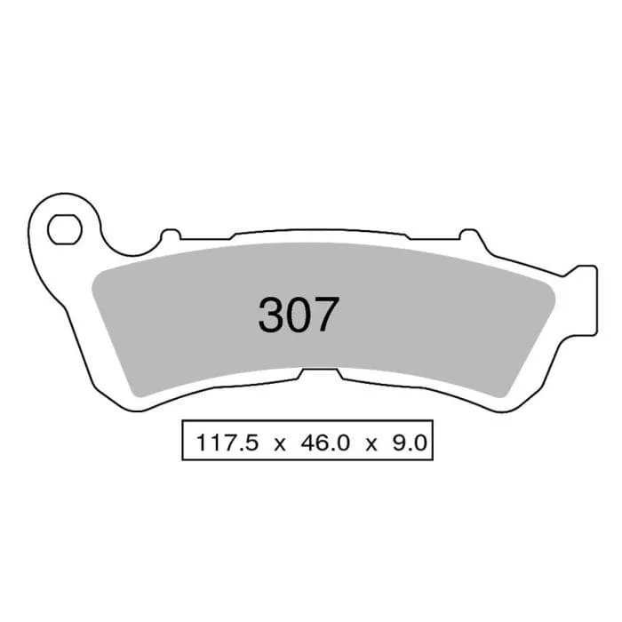 Pastiglie freno TROFEO organiche 307 per SH300 anteriori