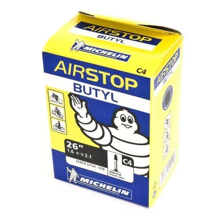 Camera d'aria bici 26 x 1,60|2,20 MICHELIN C4 Airstop Presta 60 mm
