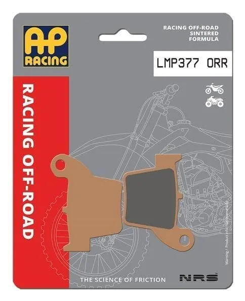 Pastiglie freno AP RACING 377 ORR sinter racing Honda CRF150R 07- | CR125 02- | CRE 250 02 | CR250 02 | CRE450F R 02