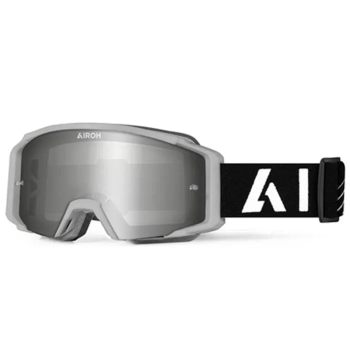 Mascherina moto Airoh xr1 light grey matt | silver mirrored lens