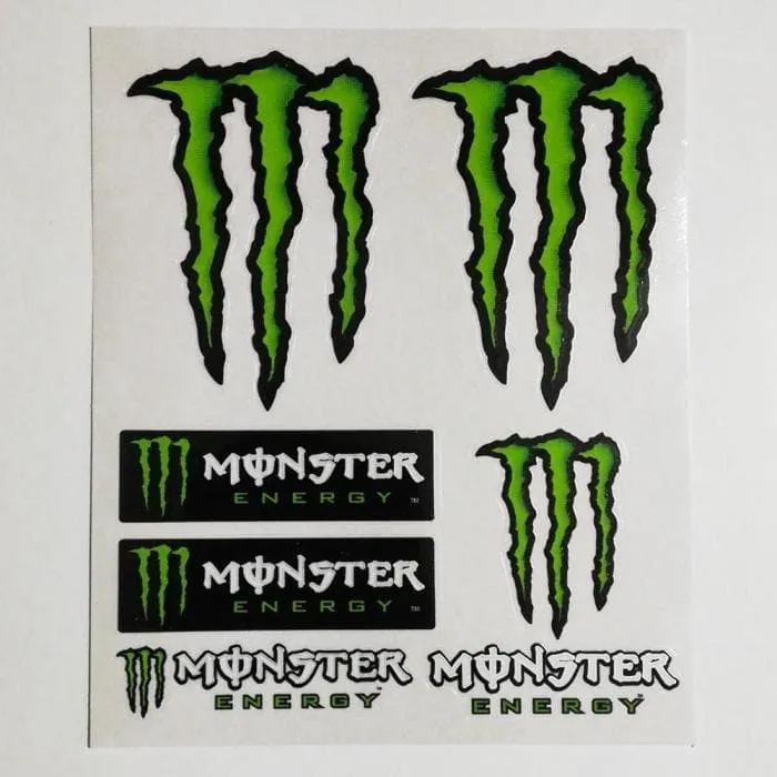 Adesivi Monster tabella media (6 pz.)