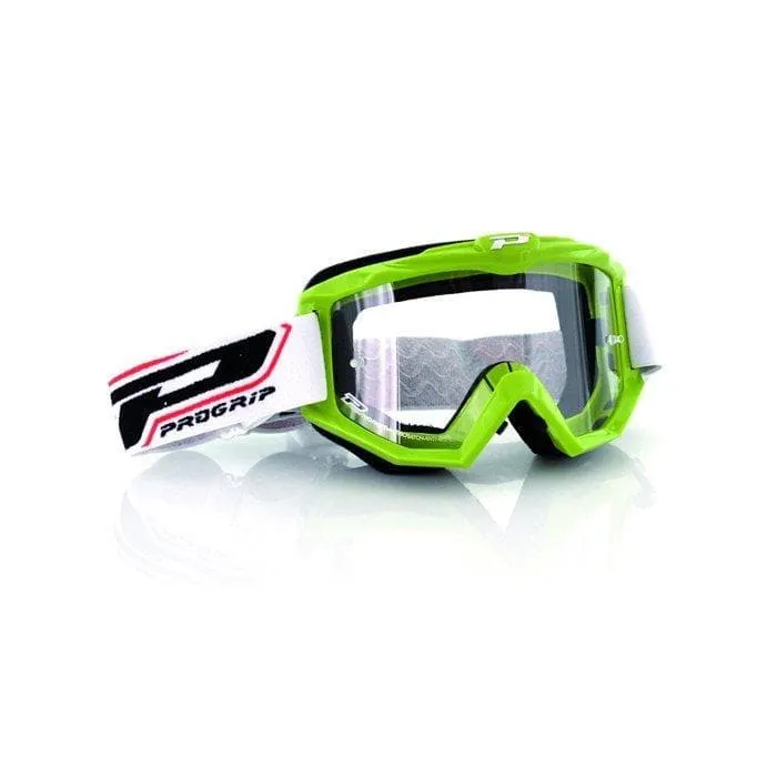 Maschera PROGRIP 3201 atzaky verde lente trasparente