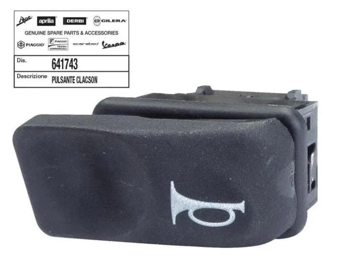 PULSANTE CLACSON ORIGINALE PIAGGIO LIBERTY / VESPA LX