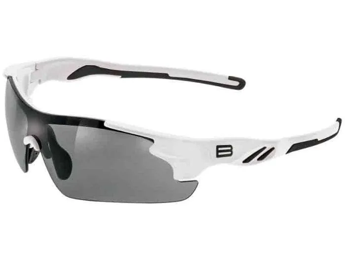 Occhiali da sole bici BRN ARROW bianco con 2 lenti intercambiabili