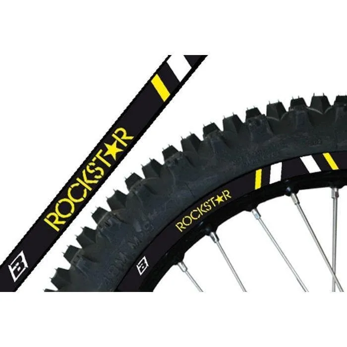 Kit adesivi cerchi Racing BLACKBIRD replica ROCKSTAR