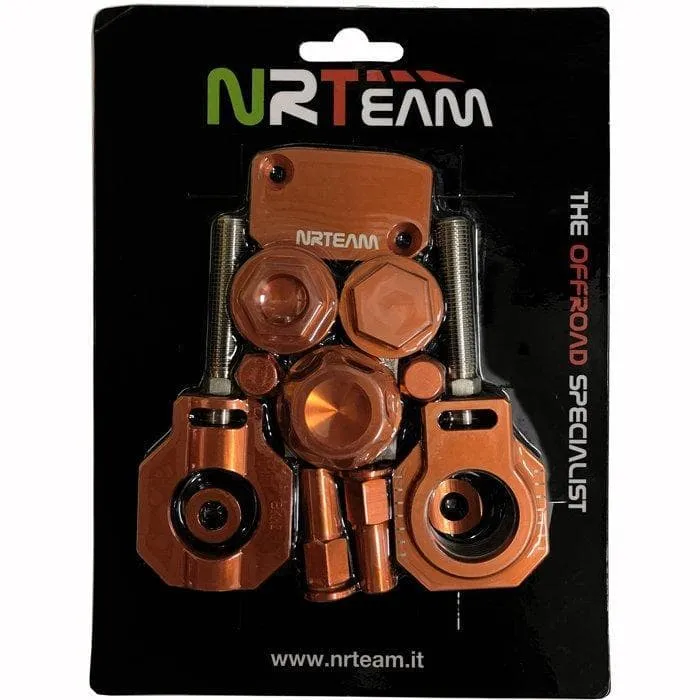 Kit minuteria anodizzata NRTEAM KTM 125 SX 13-15 arancione