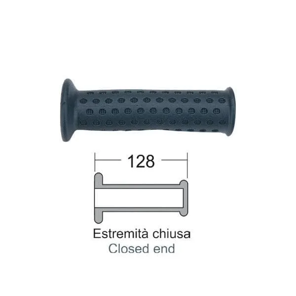 Coppia manopole nere DOMINO scooter Piaggio Vespa Granturismo 125-200cc