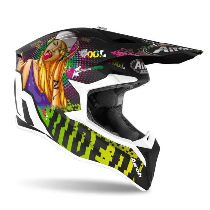 Casco Cross | Enduro AIROH WRAAP PIN-UP matt