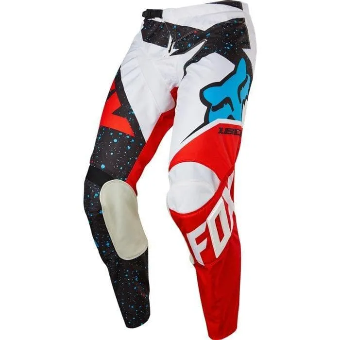 Pantaloni cross | enduro FOX bimbo 180 Nirv Youth bianco| nero|rosso| blue
