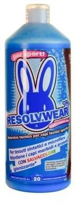 Detergente RESOLVWEAR Fragrance ACTIVE celeste 1lt. 20 dosi