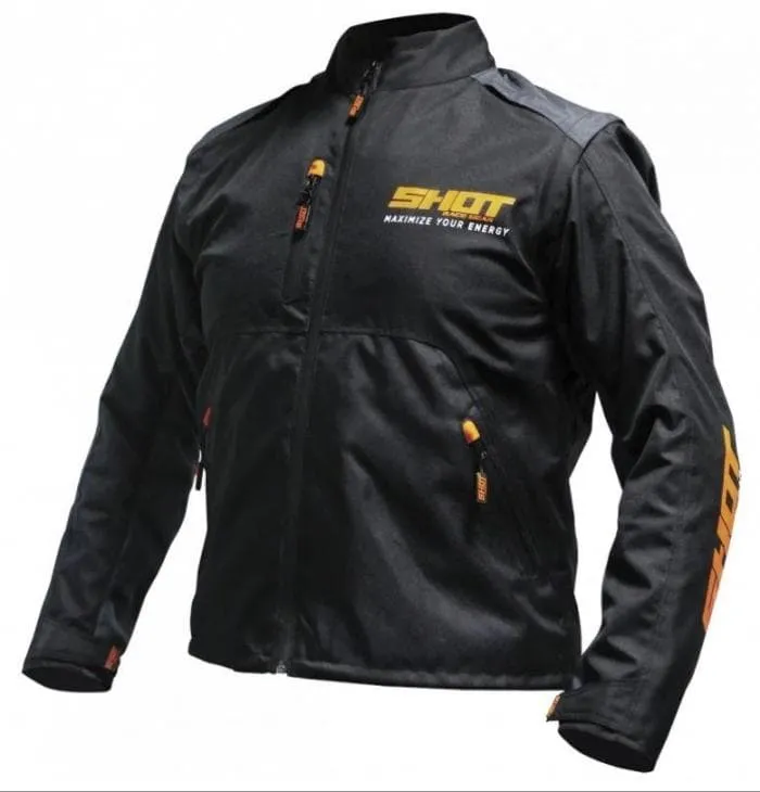 Giacca cross | enduro SHOT CONTACT nero | arancione neon