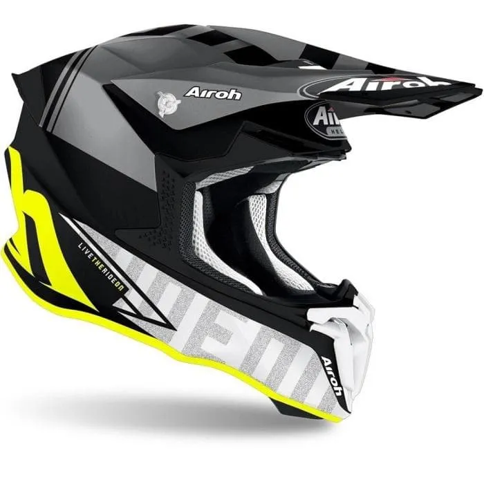 Casco Cross | Enduro AIROH TWIST 2.0 TECH yellow matt