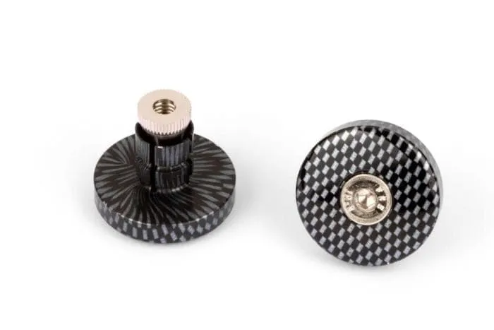 Coppia Contrappesi Manubrio Piatti Ø13 simil Carbonio