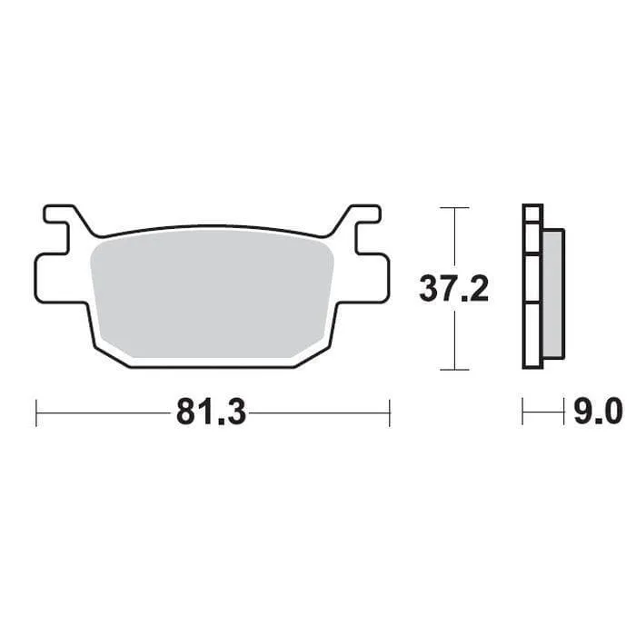 Pastiglie freno BRAKING Honda SH post. sinterizzate