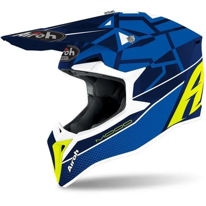 Casco Cross | Enduro AIROH WRAAP YOUTH MOOD BLUE GLOSS
