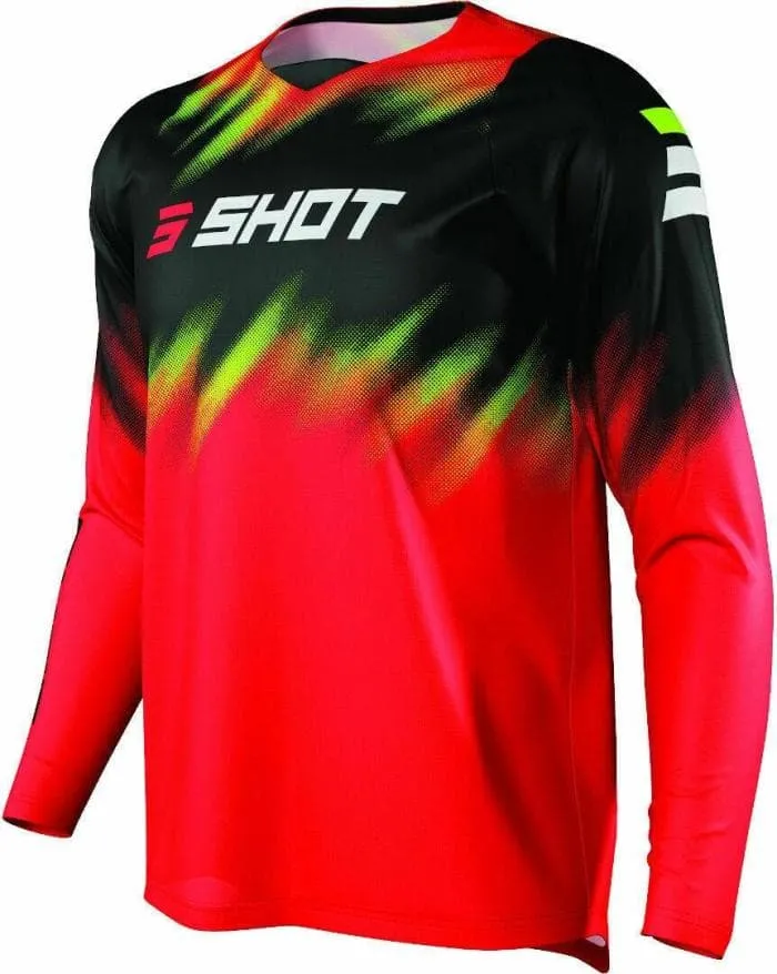 Maglia bimbo cross | enduro SHOT KID VERSUS red