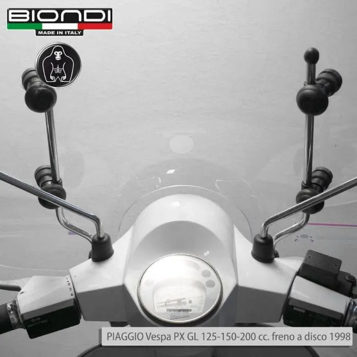 Kit attacchi per parabrezza BIONDI schermo PIAGGIO Vespa PX lml star deluxe 125|150