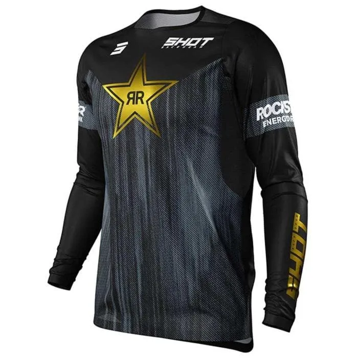 Maglia cross | enduro SHOT CONTACT ROCKSTAR LIMITED EDITION 2022 black