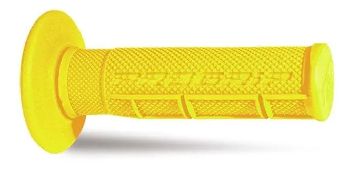 Coppia manopole PROGRIP soft touch cross giallo art. 794