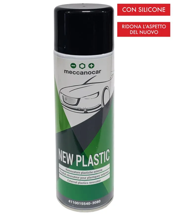 Spray new plastic - Rinnovatore per plastiche esterne MECCANOCAR