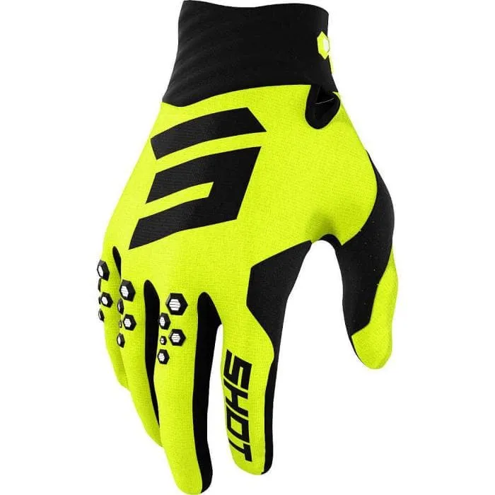Guanti cross | enduro SHOT CONTACT neon yellow
