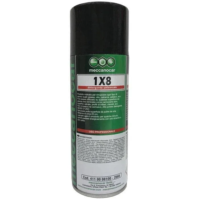 Detergente spray 1X8 MECCANOCAR 400ml.