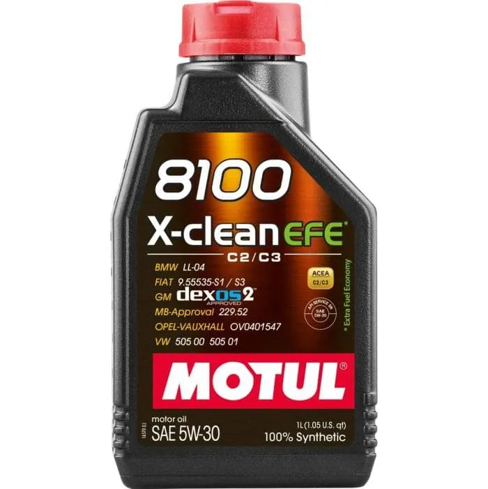 Olio auto MOTUL 8100 X-CLEAN EFE C2 | C3 5W30 1 lt