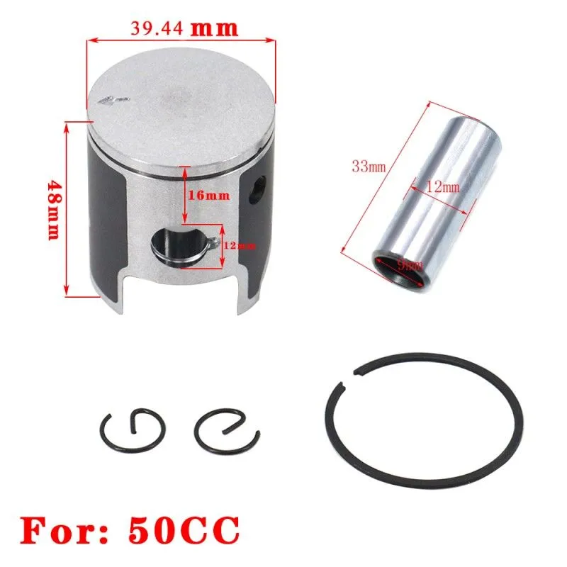 Pistone 50cc Per Motore Replica Ktm 50