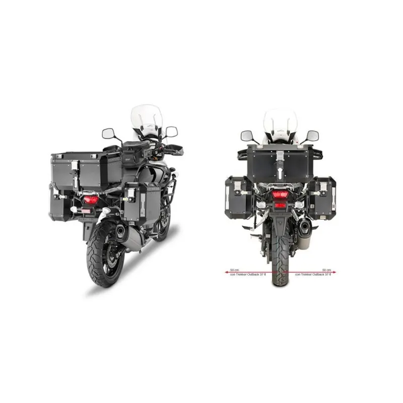 PORTAMALETAS LATERAL GIVI PARA MALETAS LATERALES MONOKEY CAM-SIDE TREKKER OUTBACK SUZUKI V-STROM 1000 XT 2017-2019