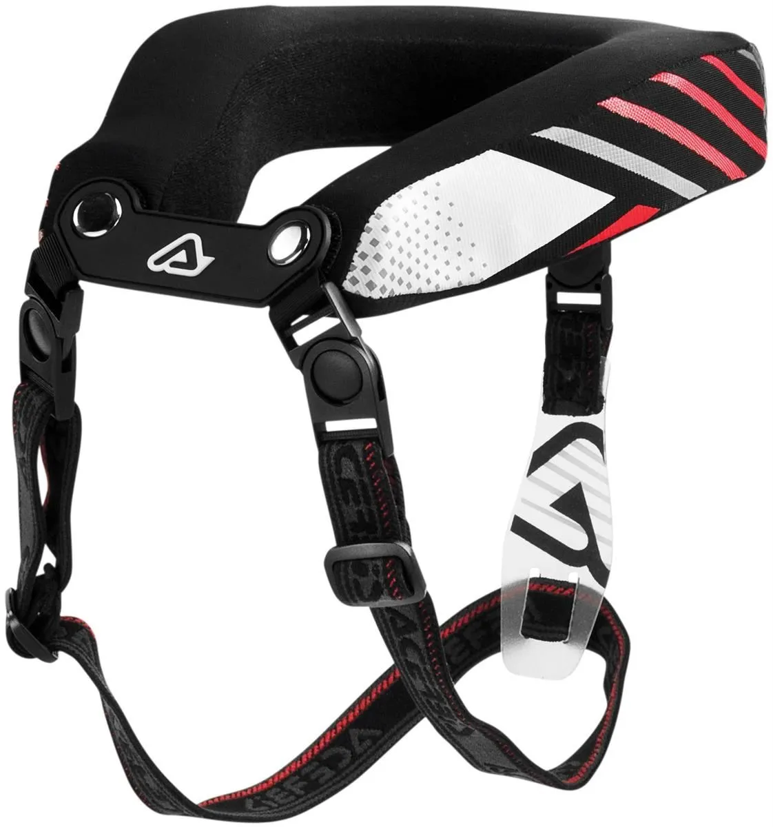 Supporto collo Acerbis Stabilizing Collar 2.0 Junior nero-rosso