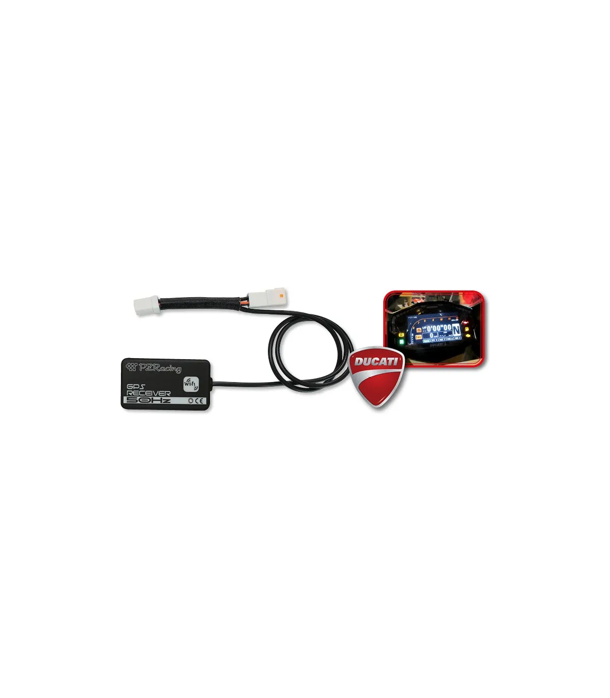 Ricevitore Gps PZ Racing PA600 Ducati Panigale V2 899 / 955 / 959 / 1199 / 1299