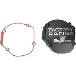 BOYESEN SC-02AB IGNITION COVER FACTORY RACING ALUMINUM REPLACEMENT BLACK