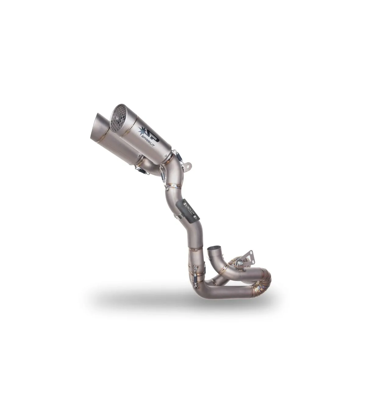 SEMI KIT SCARICO CON COLLETTORE IN ACCIAIO E DUE SILENZIATORI GRID-O SPARK DUCATI PANIGALE V4 2018-2023