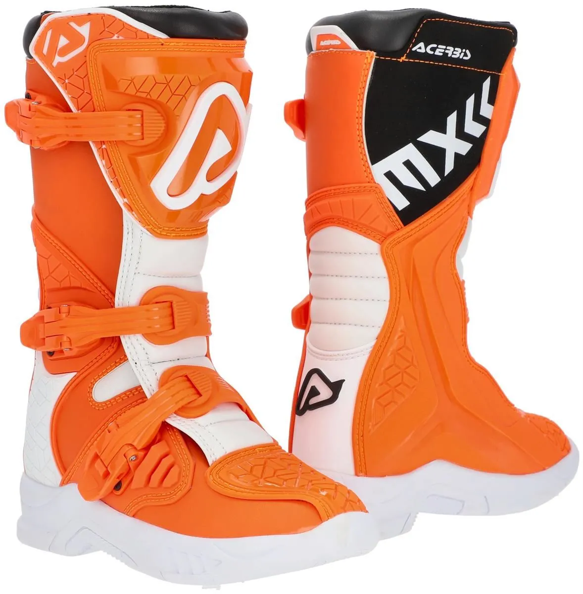 Stivali cross enduro Acerbis X-TEAM JUNIOR Arancione/Bianco