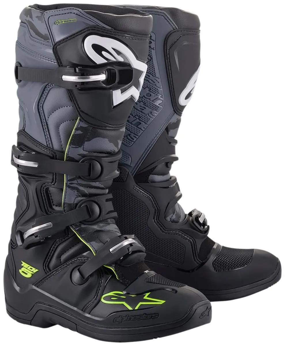 Stivali cross enduro Alpinestars Tech 5 nero-grigio