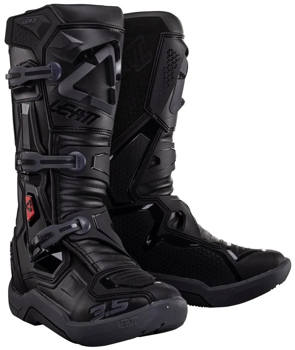 Stivali cross enduro Leatt 3.5 colore nero lucido