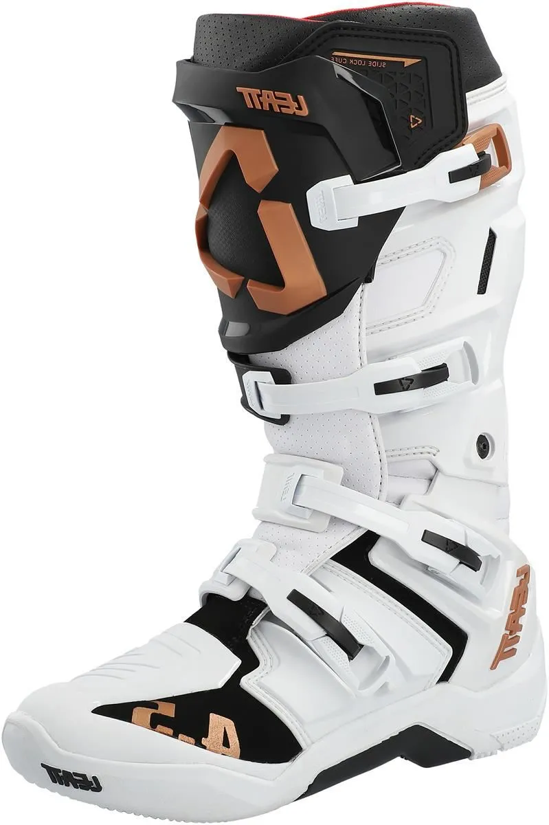 Stivali cross enduro Leatt 4.5 colore bianco-nero