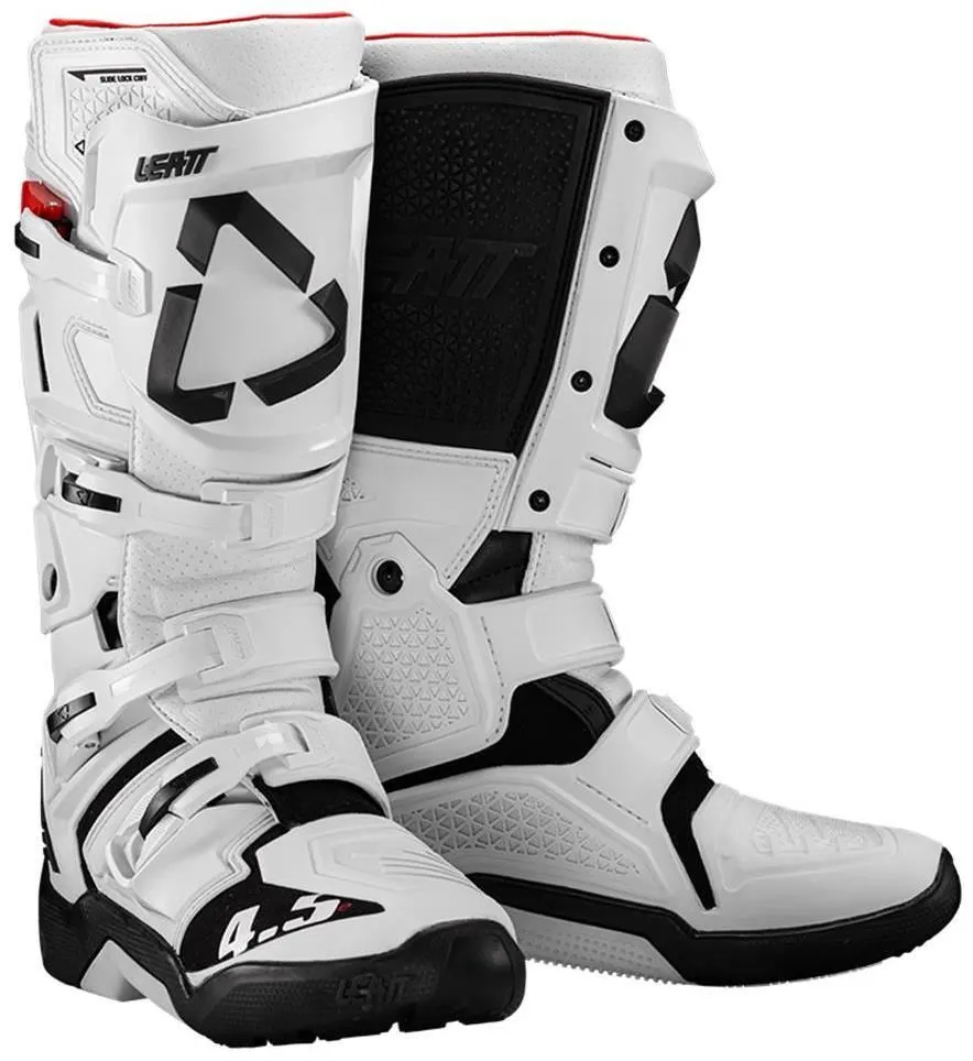 Stivali cross enduro Leatt 4.5 colore bianco